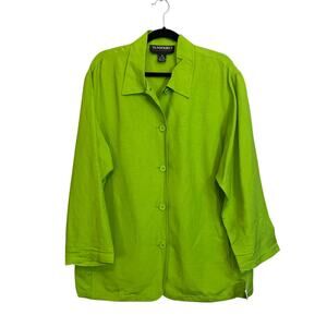 Vanderbilt Mens Polo Size 12 Green Workwear Office Career Business Everyday NWT